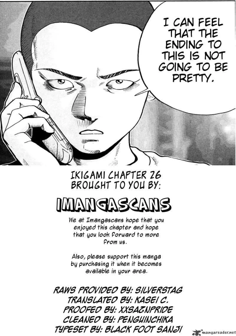 Ikigami Chapter 26 page 34