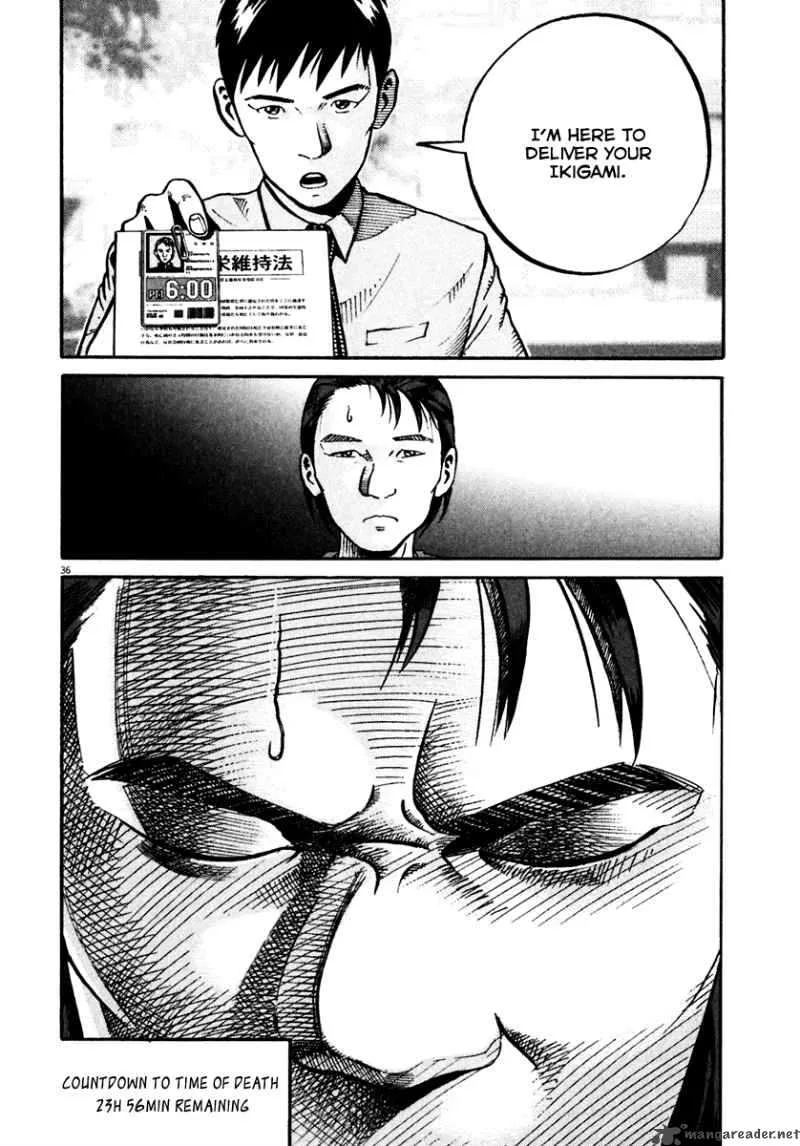Ikigami Chapter 34 page 35