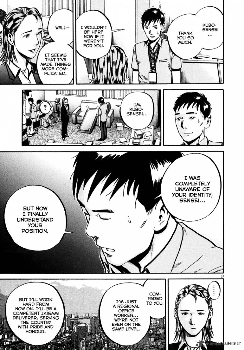 Ikigami Chapter 36 page 37