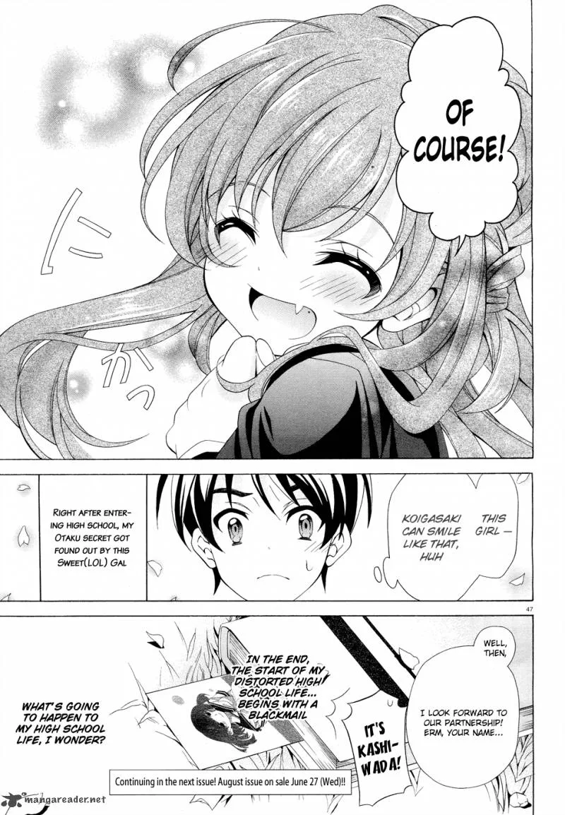 I’ll Make You into an Otaku, so Make Me into a Riajuu! Chapter 1 page 46