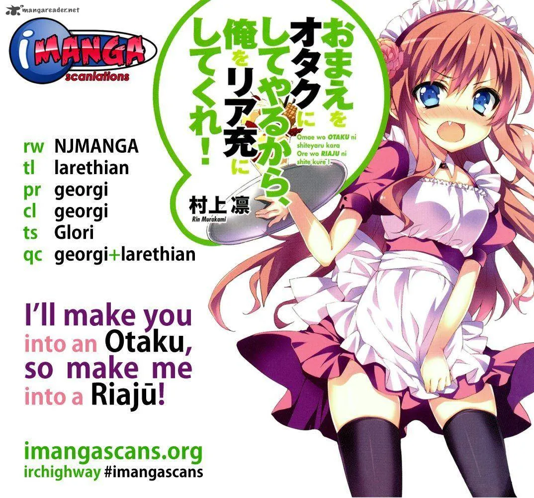 I’ll Make You into an Otaku, so Make Me into a Riajuu! Chapter 12 page 37