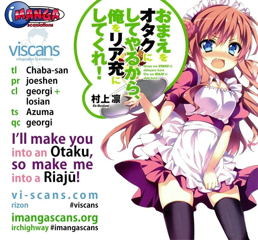 I’ll Make You into an Otaku, so Make Me into a Riajuu! Chapter 23 page 31