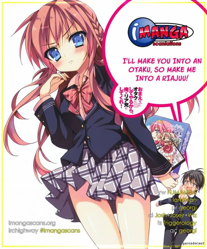 I’ll Make You into an Otaku, so Make Me into a Riajuu! Chapter 9 page 1