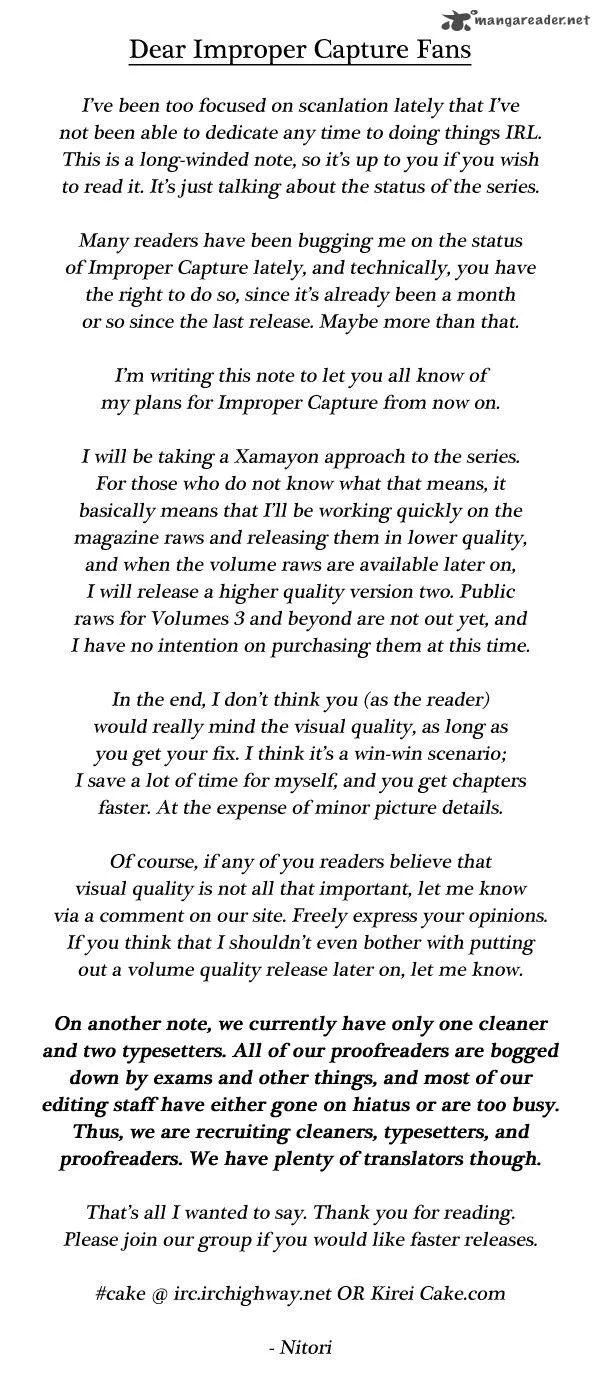 Improper Capture Method of Classmates & Labyrinth Chapter 9 page 40