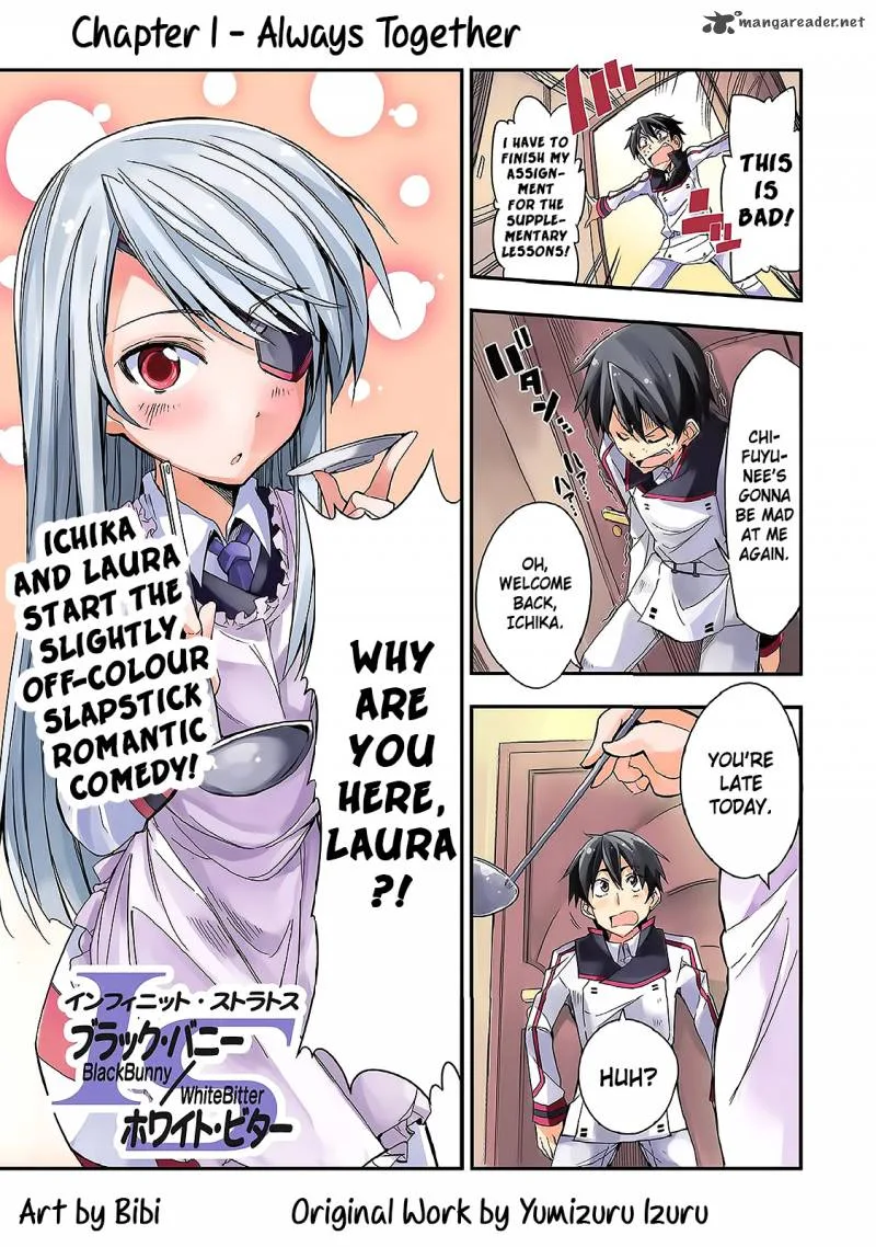 Infinite Stratos Black Bunny/White Bitter Chapter 1 page 1