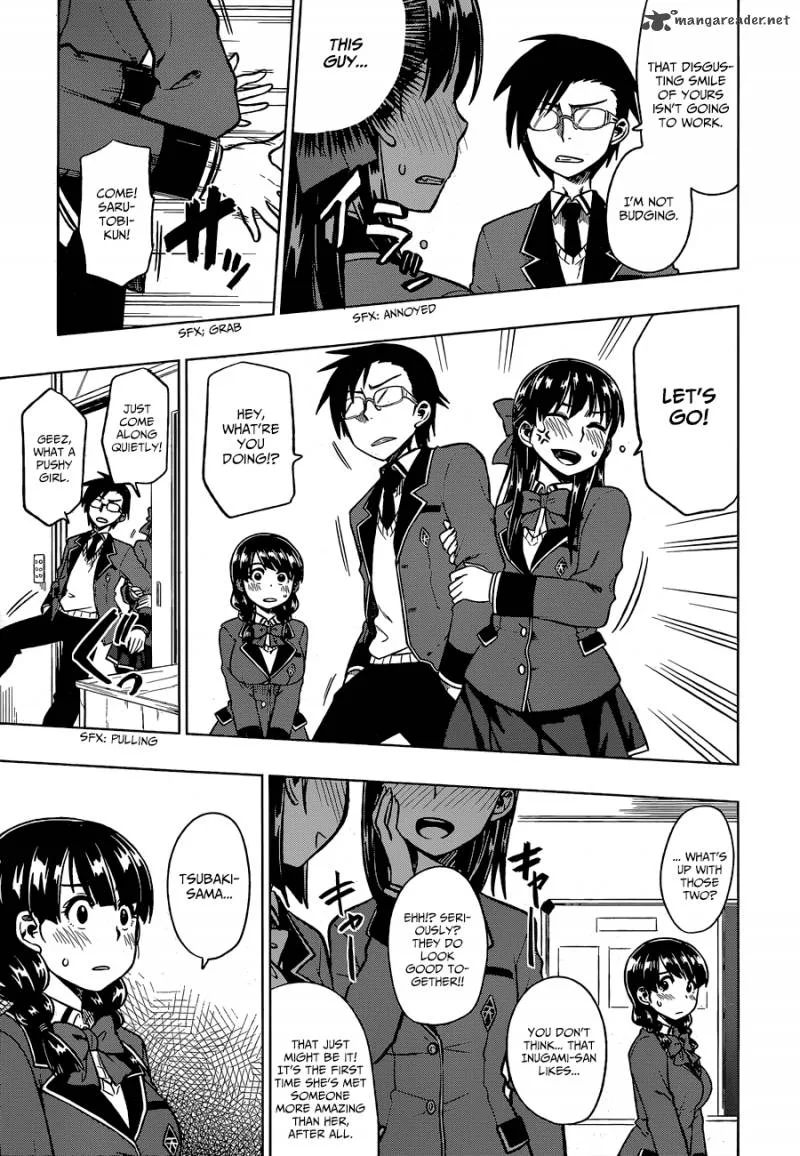 Inugami-san to Sarutobi-kun wa Naka ga Warui. Chapter 3 page 14