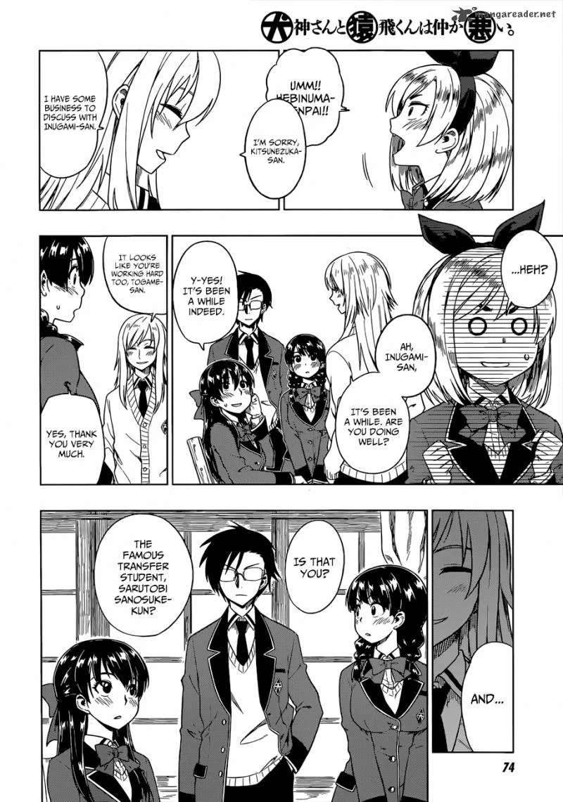 Inugami-san to Sarutobi-kun wa Naka ga Warui. Chapter 8 page 13
