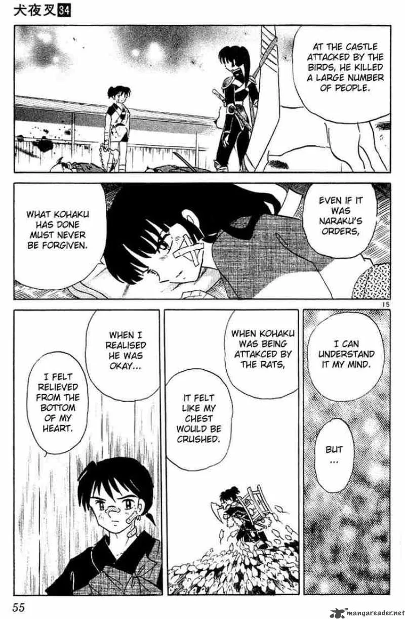 Inuyasha Chapter 331 page 15