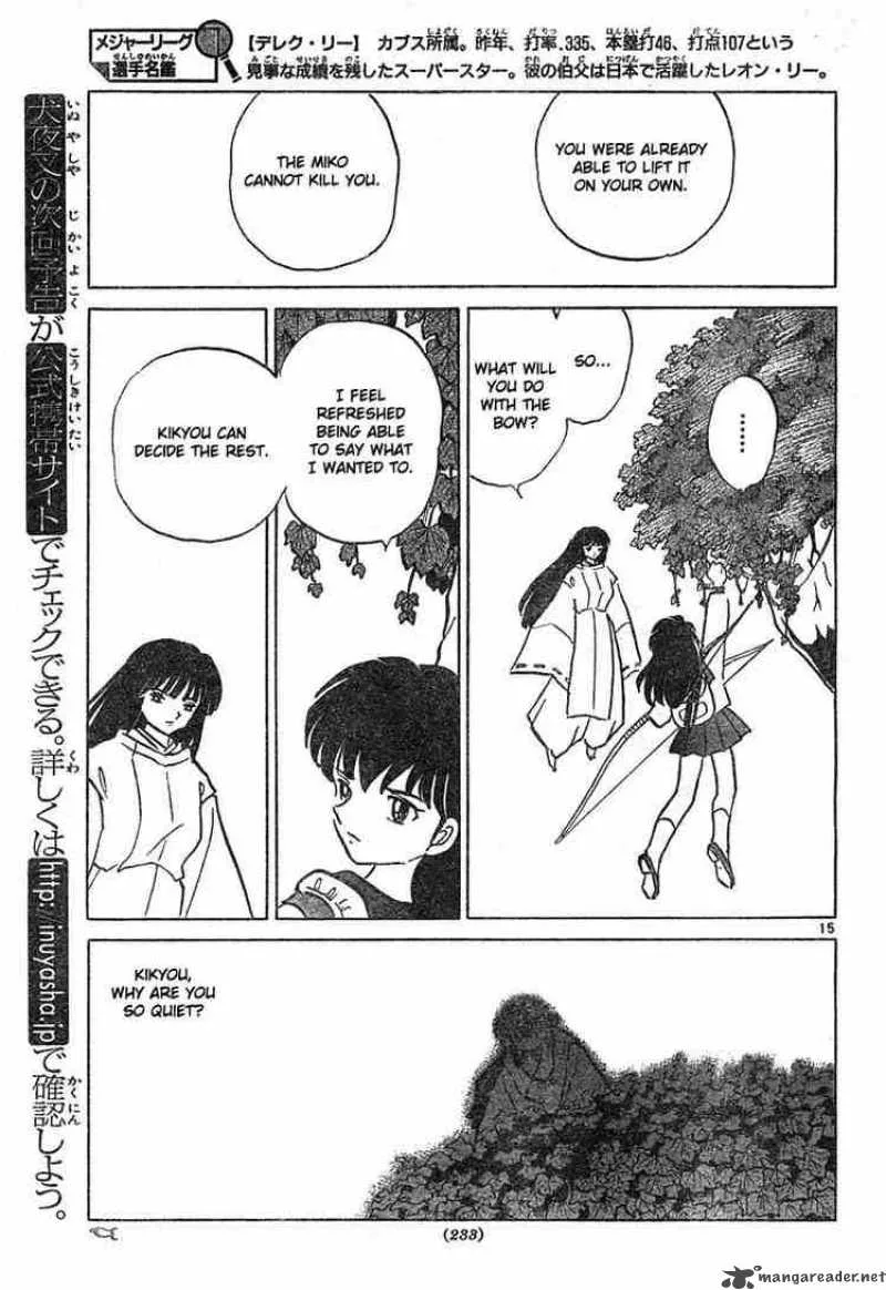 Inuyasha Chapter 458 page 15