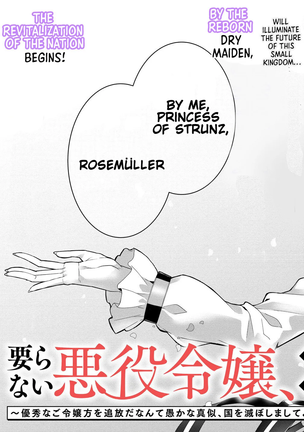 Iranai Akuyaku Reijou, Waga Kuni de Hikitorimasu wa Chapter 0 page 7