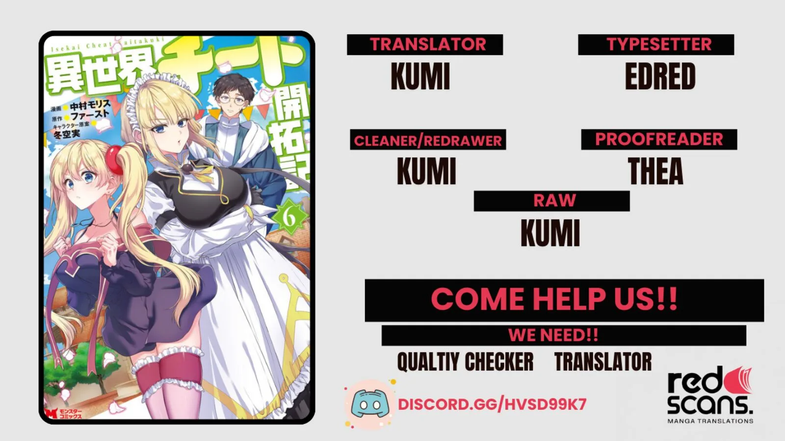 Isekai Cheat Kaitakuki Chapter 20 page 1