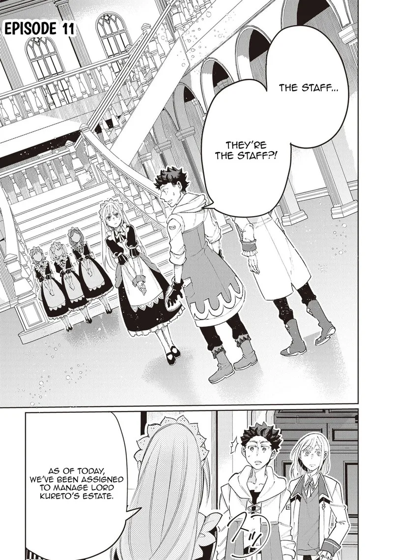 Isekai de Hajimeru ni Kyoten Seikatsu ~Kuukan Mahou de Outo to Inaka wo Ittari Kitari~ Chapter 11 page 1