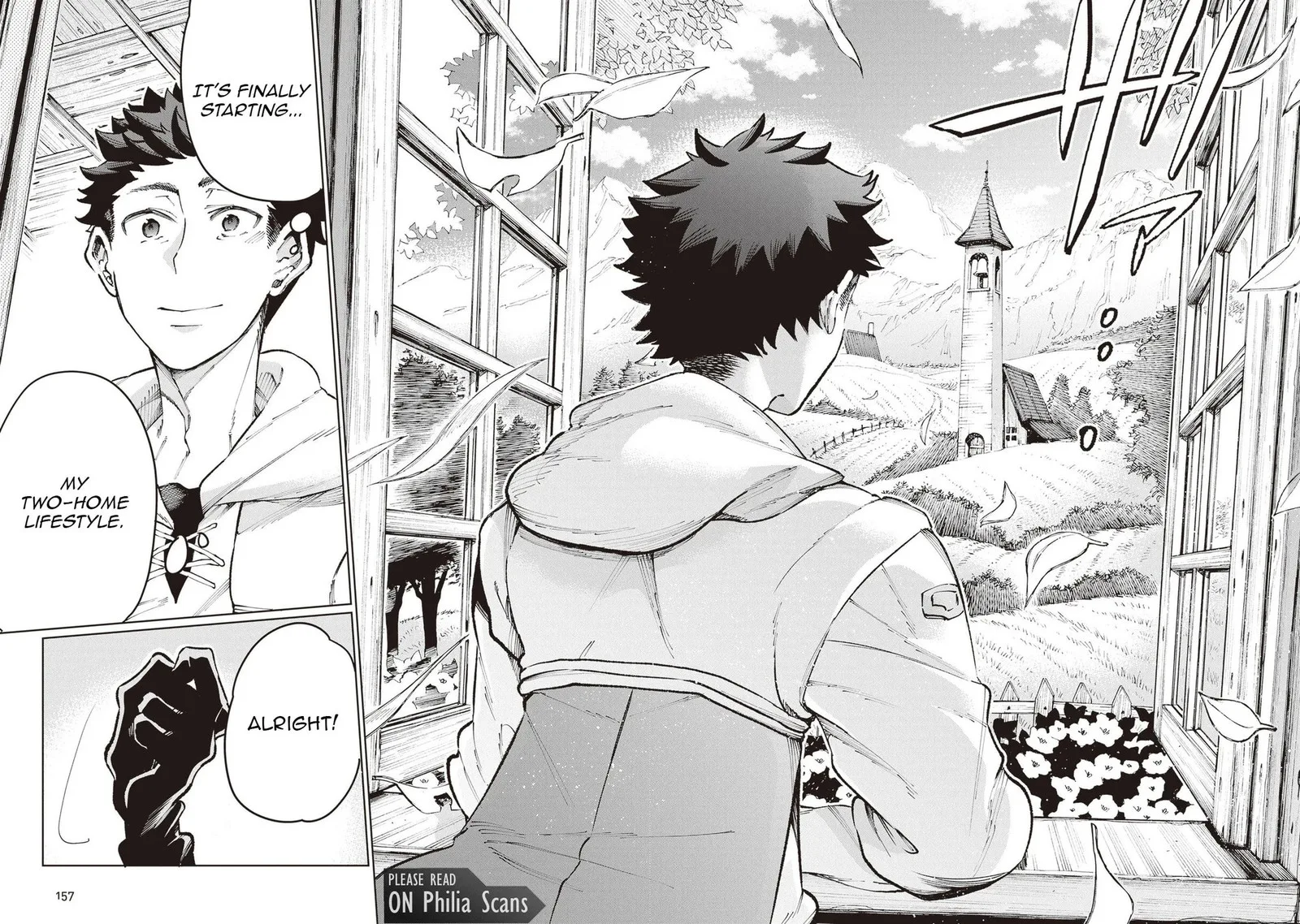 Isekai de Hajimeru ni Kyoten Seikatsu ~Kuukan Mahou de Outo to Inaka wo Ittari Kitari~ Chapter 12 page 27