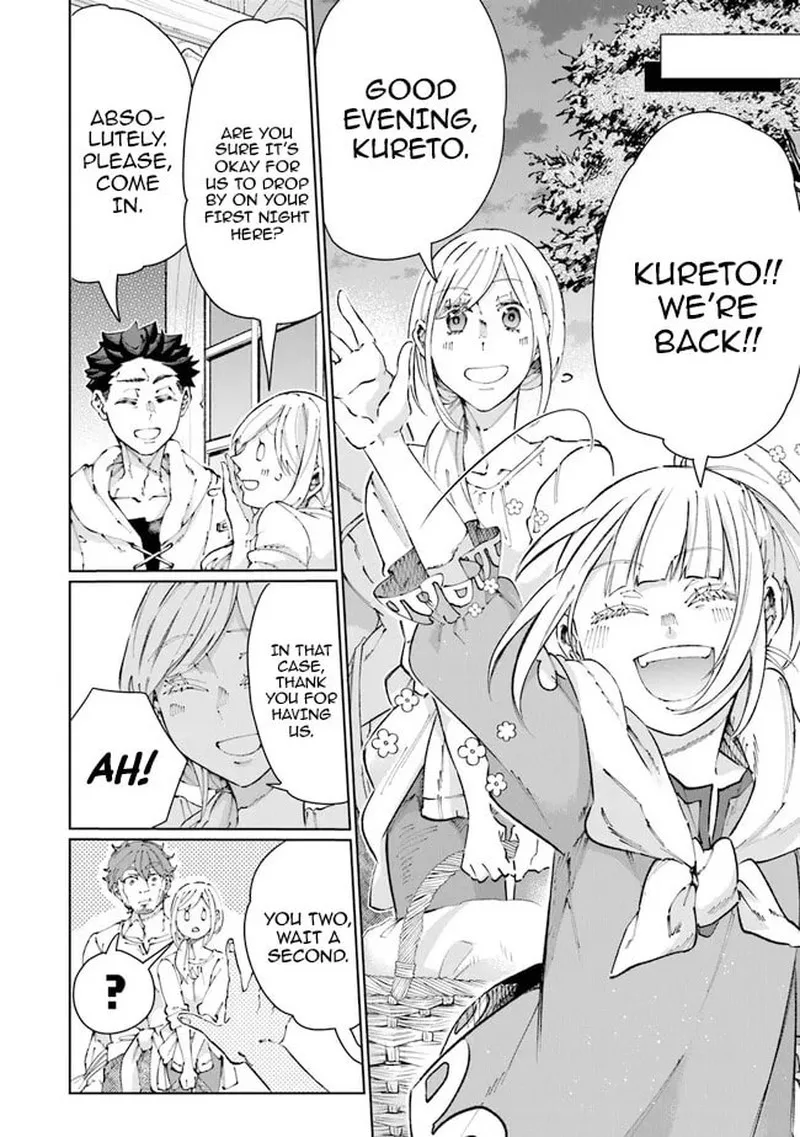 Isekai de Hajimeru ni Kyoten Seikatsu ~Kuukan Mahou de Outo to Inaka wo Ittari Kitari~ Chapter 13 page 4