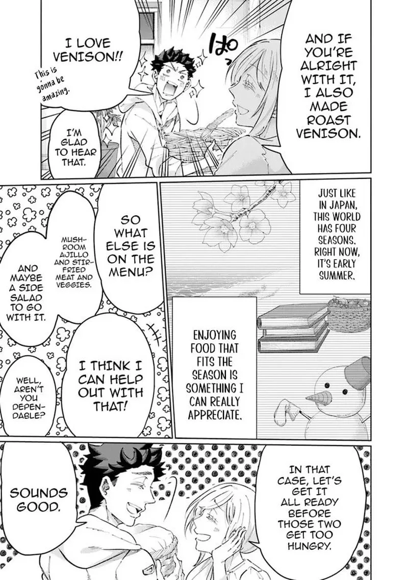 Isekai de Hajimeru ni Kyoten Seikatsu ~Kuukan Mahou de Outo to Inaka wo Ittari Kitari~ Chapter 13 page 11