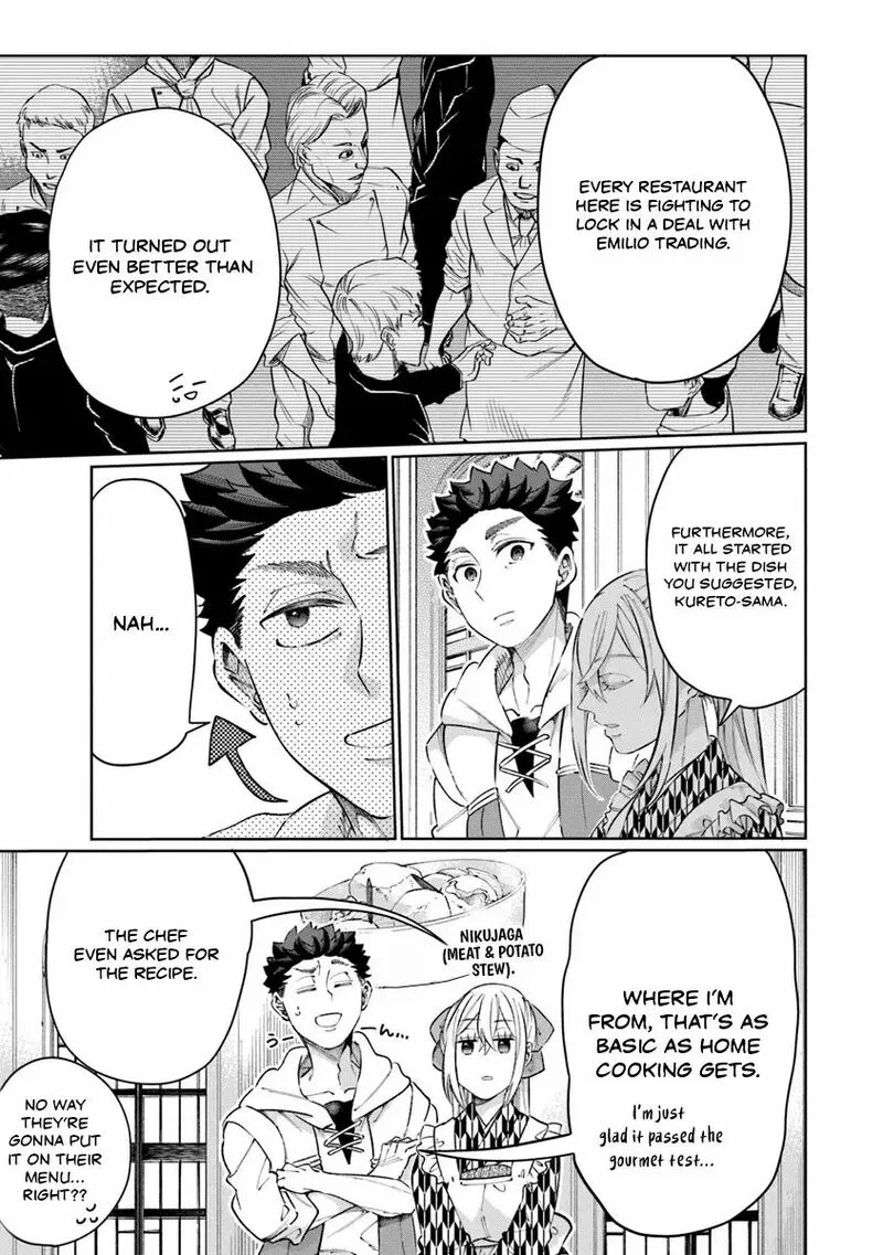 Isekai de Hajimeru ni Kyoten Seikatsu ~Kuukan Mahou de Outo to Inaka wo Ittari Kitari~ Chapter 20 page 22