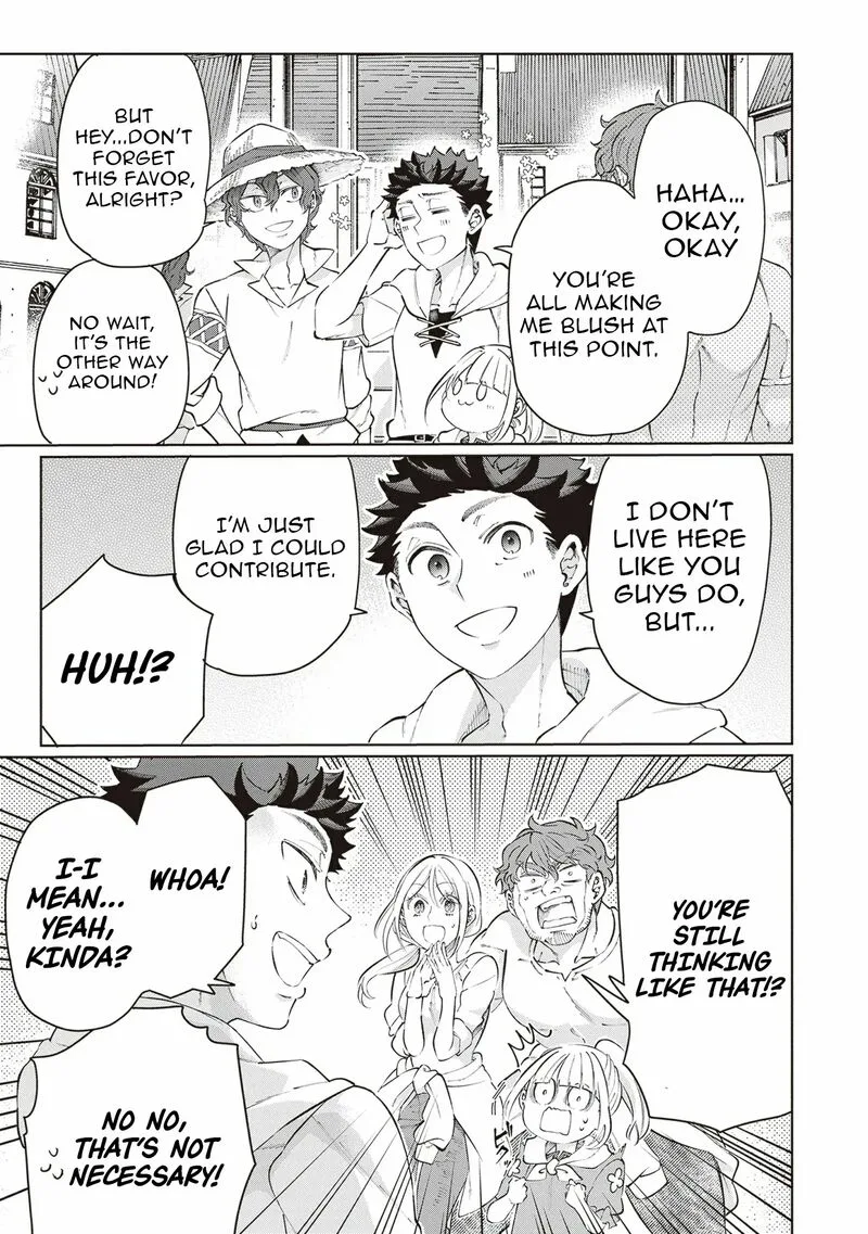 Isekai de Hajimeru ni Kyoten Seikatsu ~Kuukan Mahou de Outo to Inaka wo Ittari Kitari~ Chapter 21 page 13