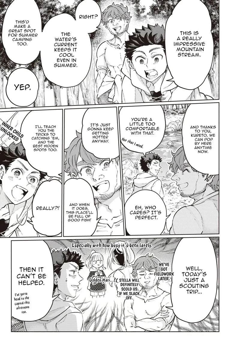 Isekai de Hajimeru ni Kyoten Seikatsu ~Kuukan Mahou de Outo to Inaka wo Ittari Kitari~ Chapter 22 page 3