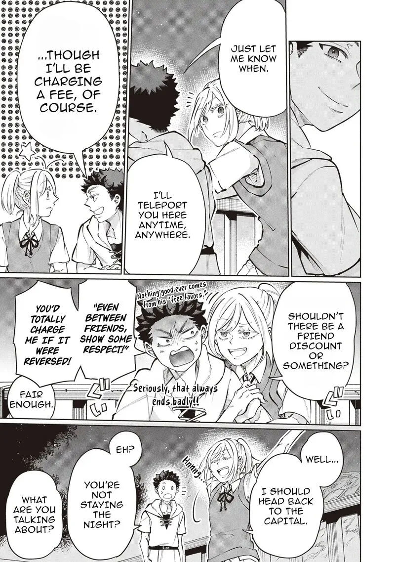 Isekai de Hajimeru ni Kyoten Seikatsu ~Kuukan Mahou de Outo to Inaka wo Ittari Kitari~ Chapter 23 page 37