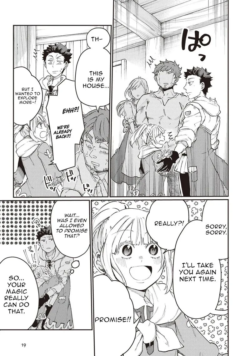 Isekai de Hajimeru ni Kyoten Seikatsu ~Kuukan Mahou de Outo to Inaka wo Ittari Kitari~ Chapter 7 page 21