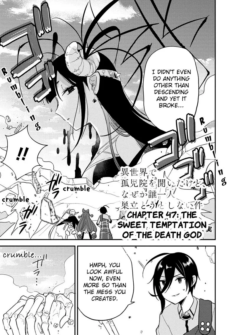Isekai de Kojiin wo Hiraita kedo, Naze ka Darehitori Sudatou to Shinai Ken Chapter 47 page 1
