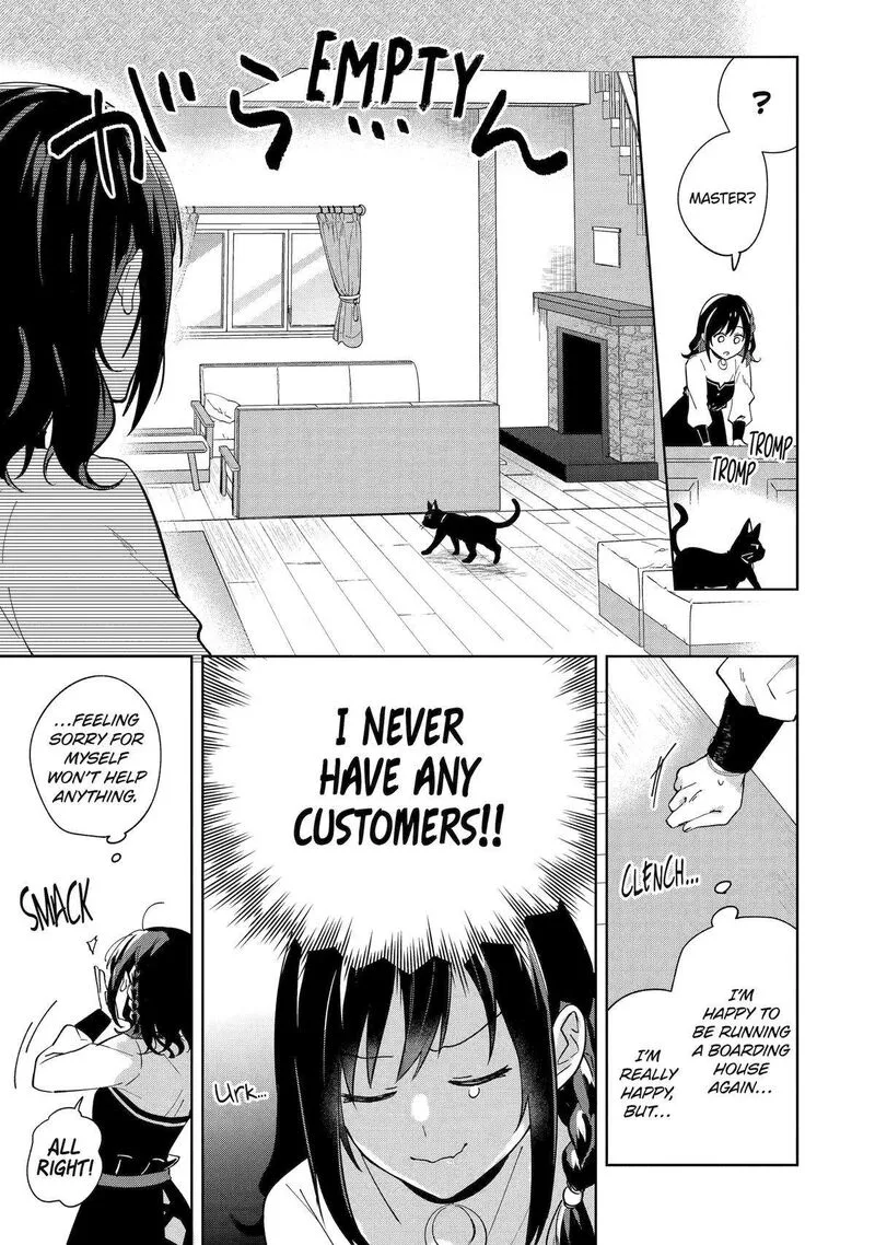 Isekai de Pension Hajimemashita. Sekai de Yuiitsu no Kuro Majo desu ga, Kono Chikara wa Okyaku-sama no Tame ni Tsukaimasu Chapter 1 page 6