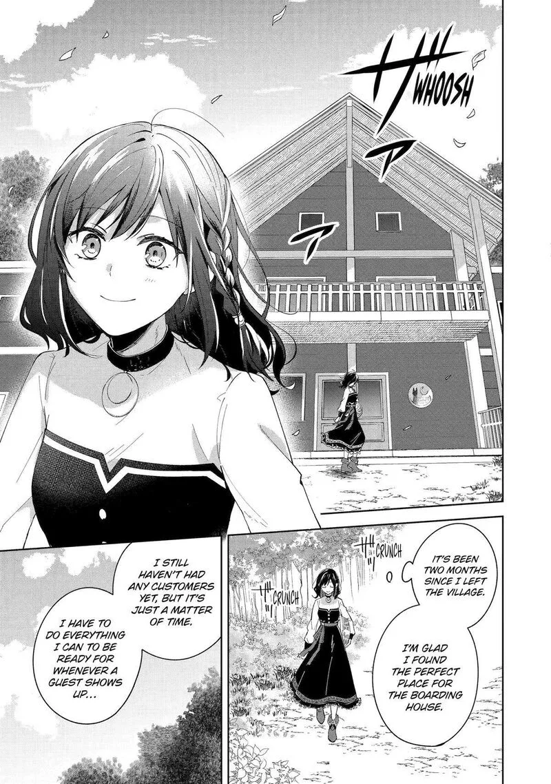Isekai de Pension Hajimemashita. Sekai de Yuiitsu no Kuro Majo desu ga, Kono Chikara wa Okyaku-sama no Tame ni Tsukaimasu Chapter 1 page 8