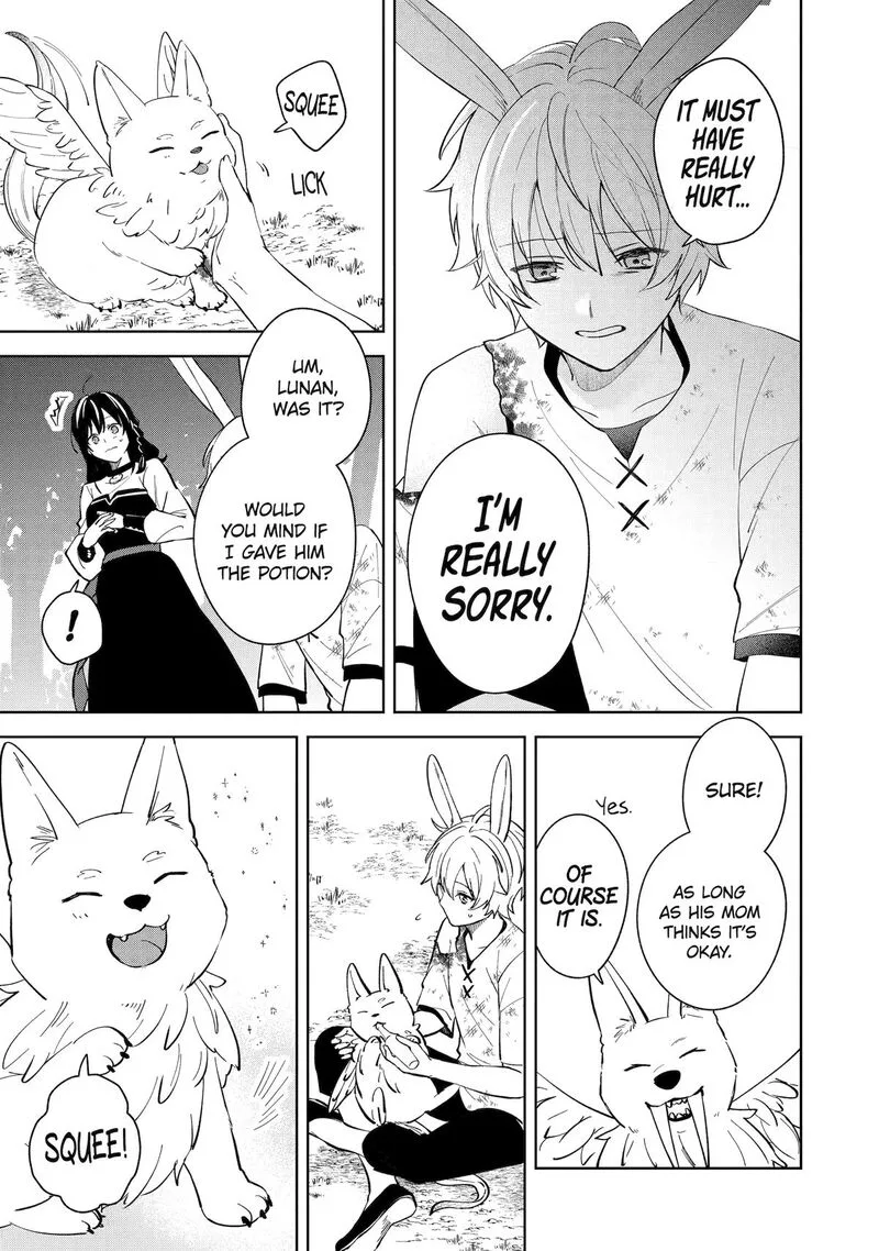 Isekai de Pension Hajimemashita. Sekai de Yuiitsu no Kuro Majo desu ga, Kono Chikara wa Okyaku-sama no Tame ni Tsukaimasu Chapter 11 page 22