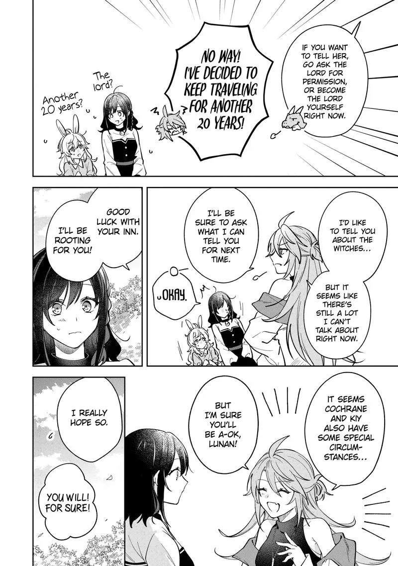 Isekai de Pension Hajimemashita. Sekai de Yuiitsu no Kuro Majo desu ga, Kono Chikara wa Okyaku-sama no Tame ni Tsukaimasu Chapter 12.2 page 8