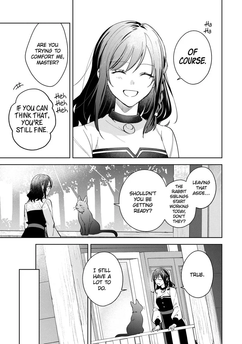 Isekai de Pension Hajimemashita. Sekai de Yuiitsu no Kuro Majo desu ga, Kono Chikara wa Okyaku-sama no Tame ni Tsukaimasu Chapter 12.3 page 11