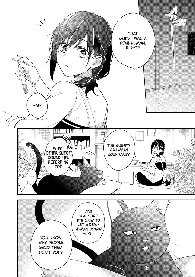 Isekai de Pension Hajimemashita. Sekai de Yuiitsu no Kuro Majo desu ga, Kono Chikara wa Okyaku-sama no Tame ni Tsukaimasu Chapter 2.1 page 10