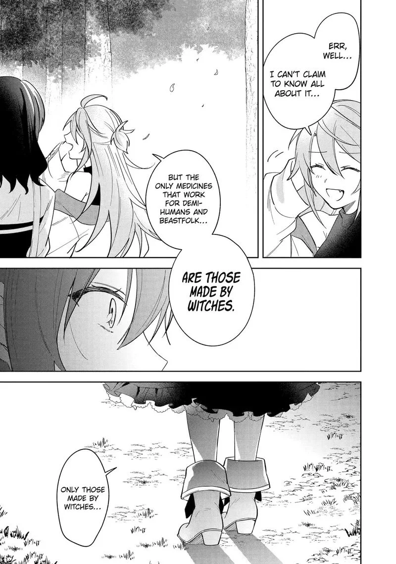 Isekai de Pension Hajimemashita. Sekai de Yuiitsu no Kuro Majo desu ga, Kono Chikara wa Okyaku-sama no Tame ni Tsukaimasu Chapter 7 page 35