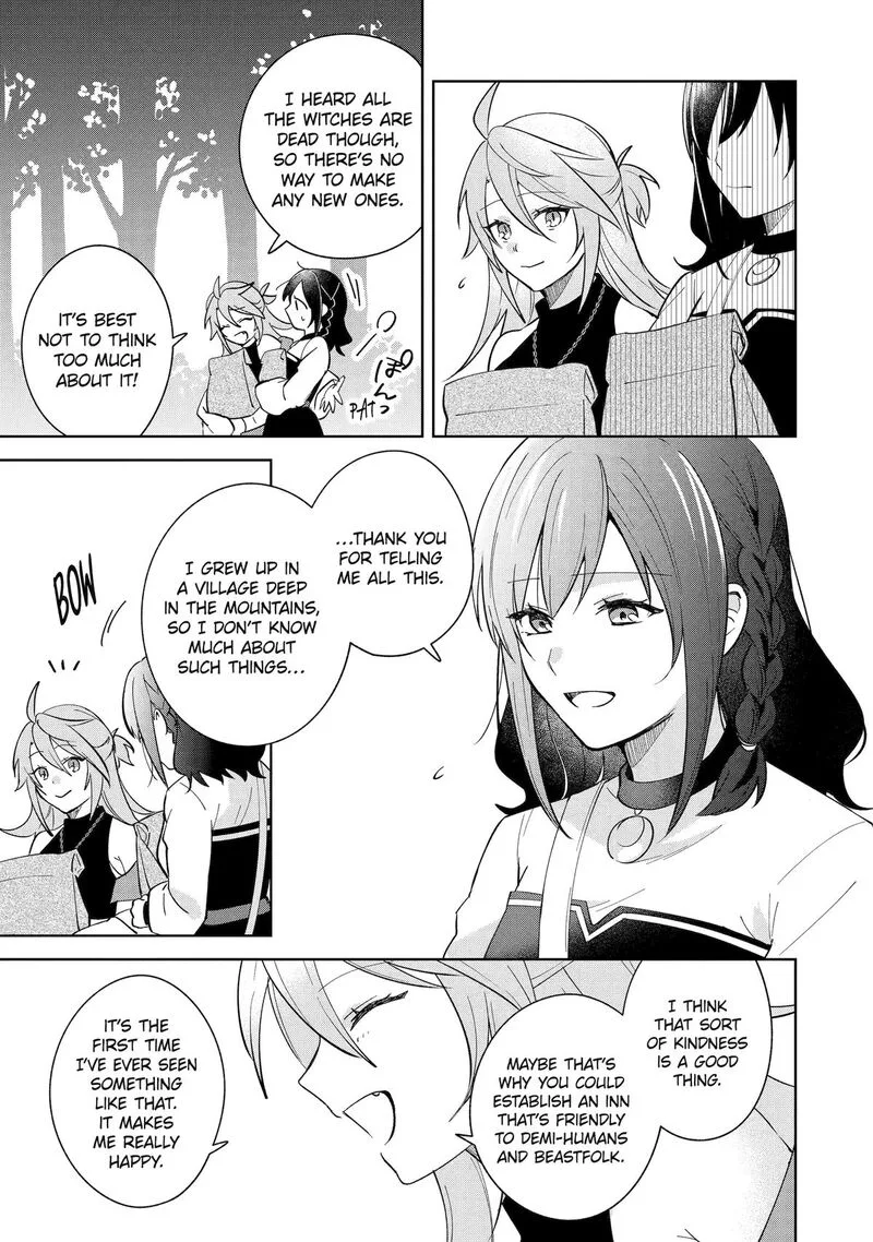 Isekai de Pension Hajimemashita. Sekai de Yuiitsu no Kuro Majo desu ga, Kono Chikara wa Okyaku-sama no Tame ni Tsukaimasu Chapter 7 page 37