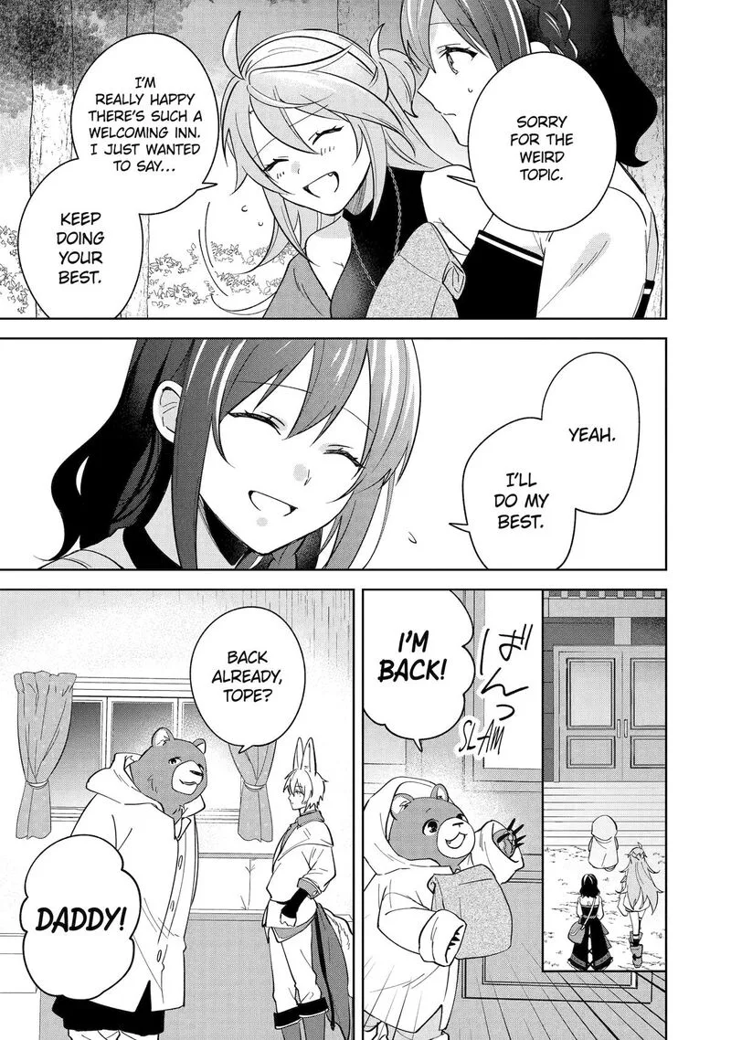 Isekai de Pension Hajimemashita. Sekai de Yuiitsu no Kuro Majo desu ga, Kono Chikara wa Okyaku-sama no Tame ni Tsukaimasu Chapter 7 page 39