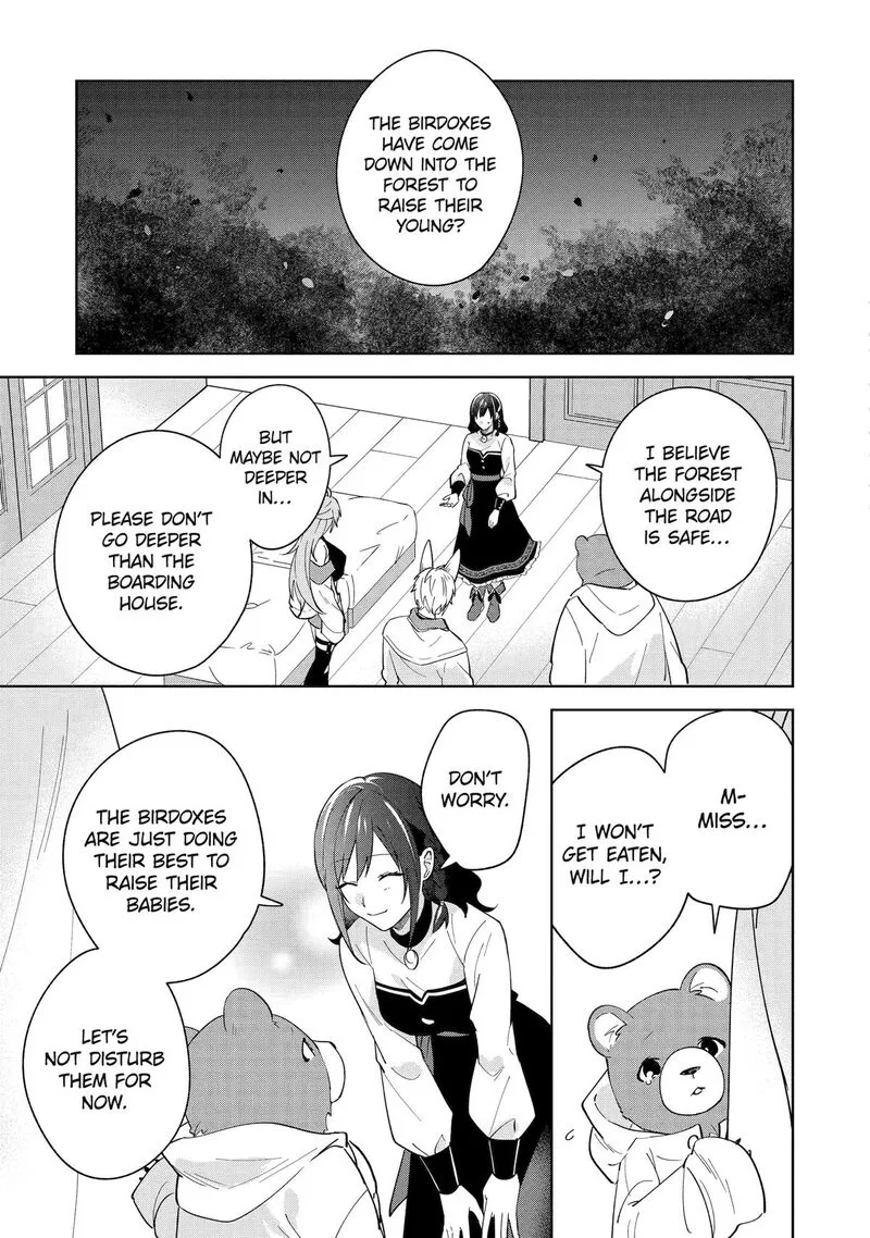 Isekai de Pension Hajimemashita. Sekai de Yuiitsu no Kuro Majo desu ga, Kono Chikara wa Okyaku-sama no Tame ni Tsukaimasu Chapter 7 page 45