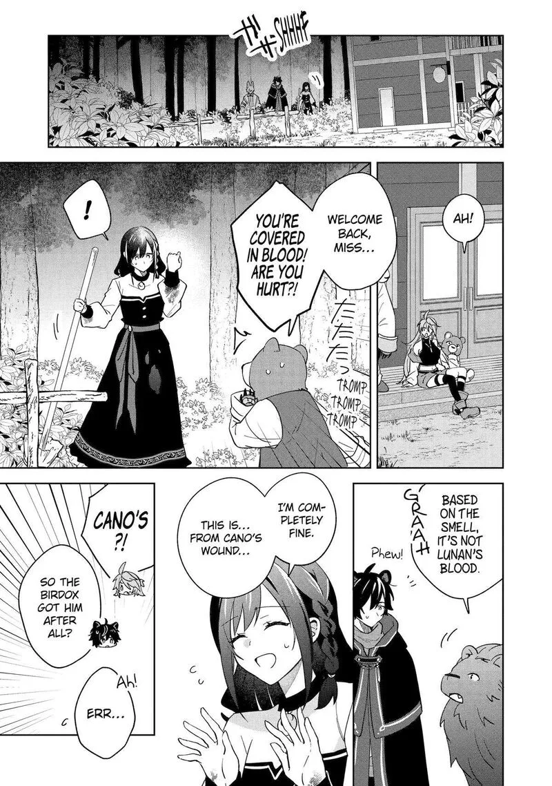 Isekai de Pension Hajimemashita. Sekai de Yuiitsu no Kuro Majo desu ga, Kono Chikara wa Okyaku-sama no Tame ni Tsukaimasu Chapter 9 page 25