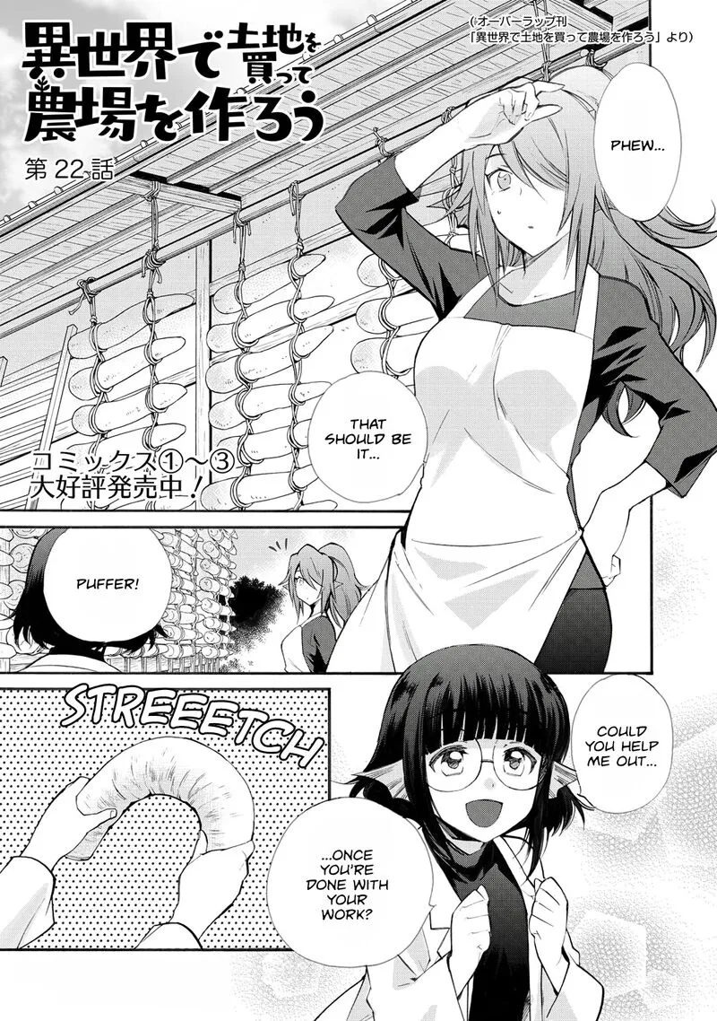 Isekai de Tochi o Katte Noujou o Tsukurou Chapter 22 page 1