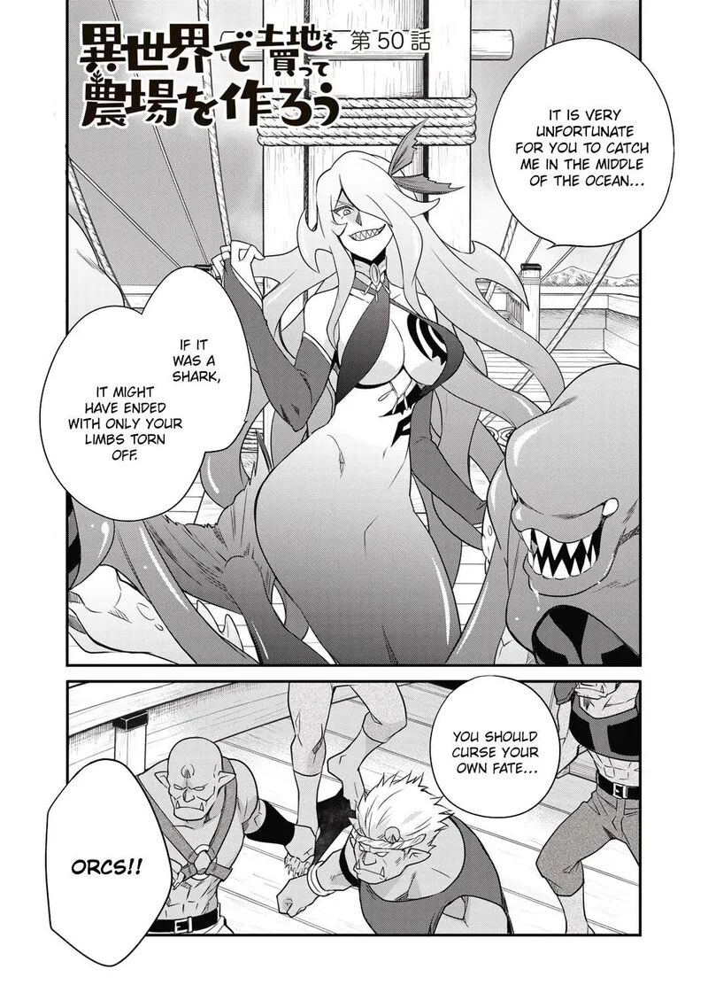 Isekai de Tochi o Katte Noujou o Tsukurou Chapter 50 page 2