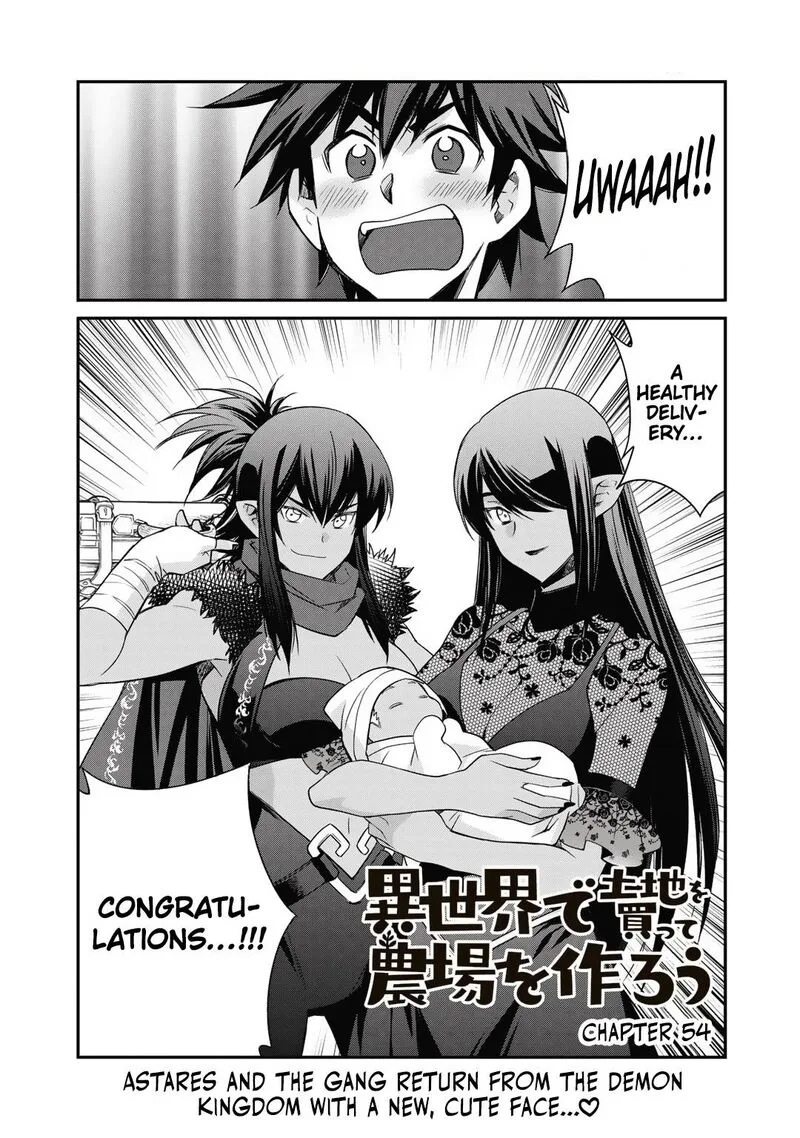 Isekai de Tochi o Katte Noujou o Tsukurou Chapter 54 page 2