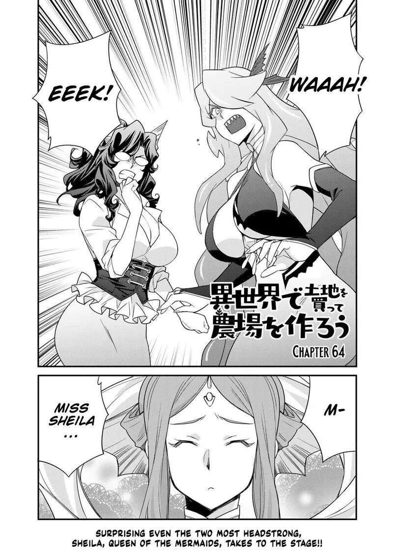 Isekai de Tochi o Katte Noujou o Tsukurou Chapter 64 page 1