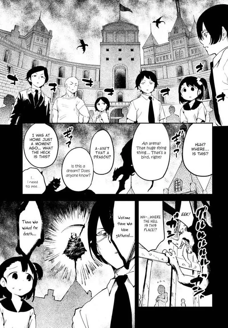 Isekai Death Game ni Tensou Sarete Tsurai Chapter 1 page 8