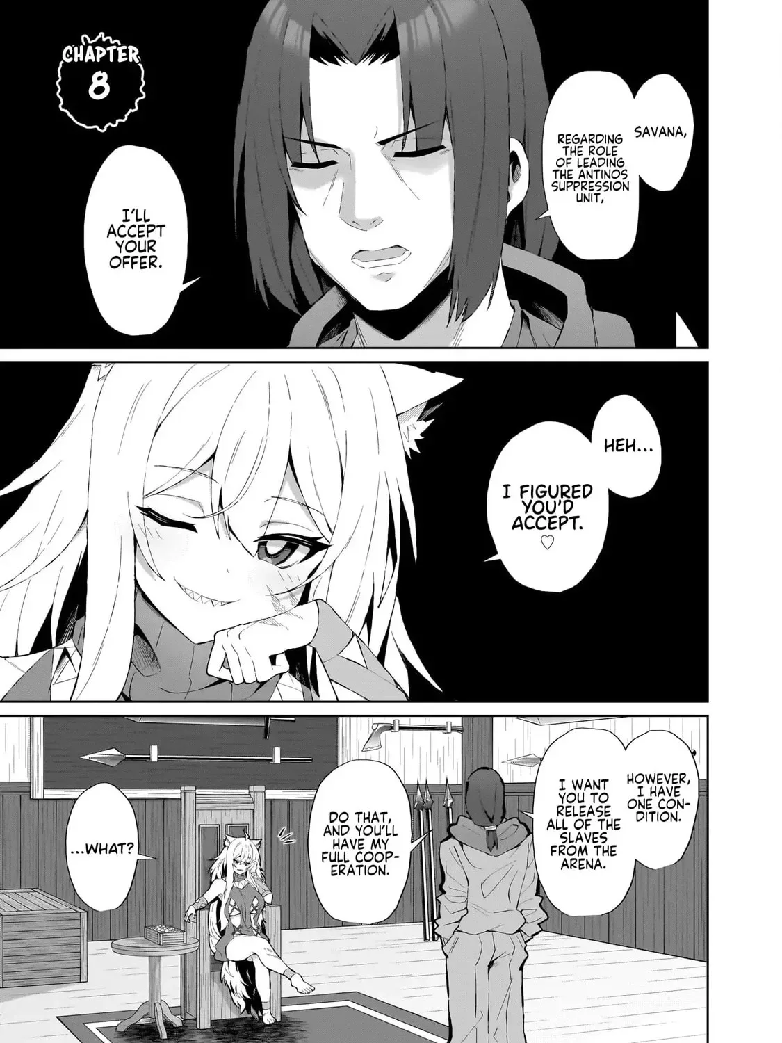 Isekai Drug - Yakugaku Chishiki de Monster Musume-tachi wo Toriko ni shite Nariagaru Chapter 8 page 1