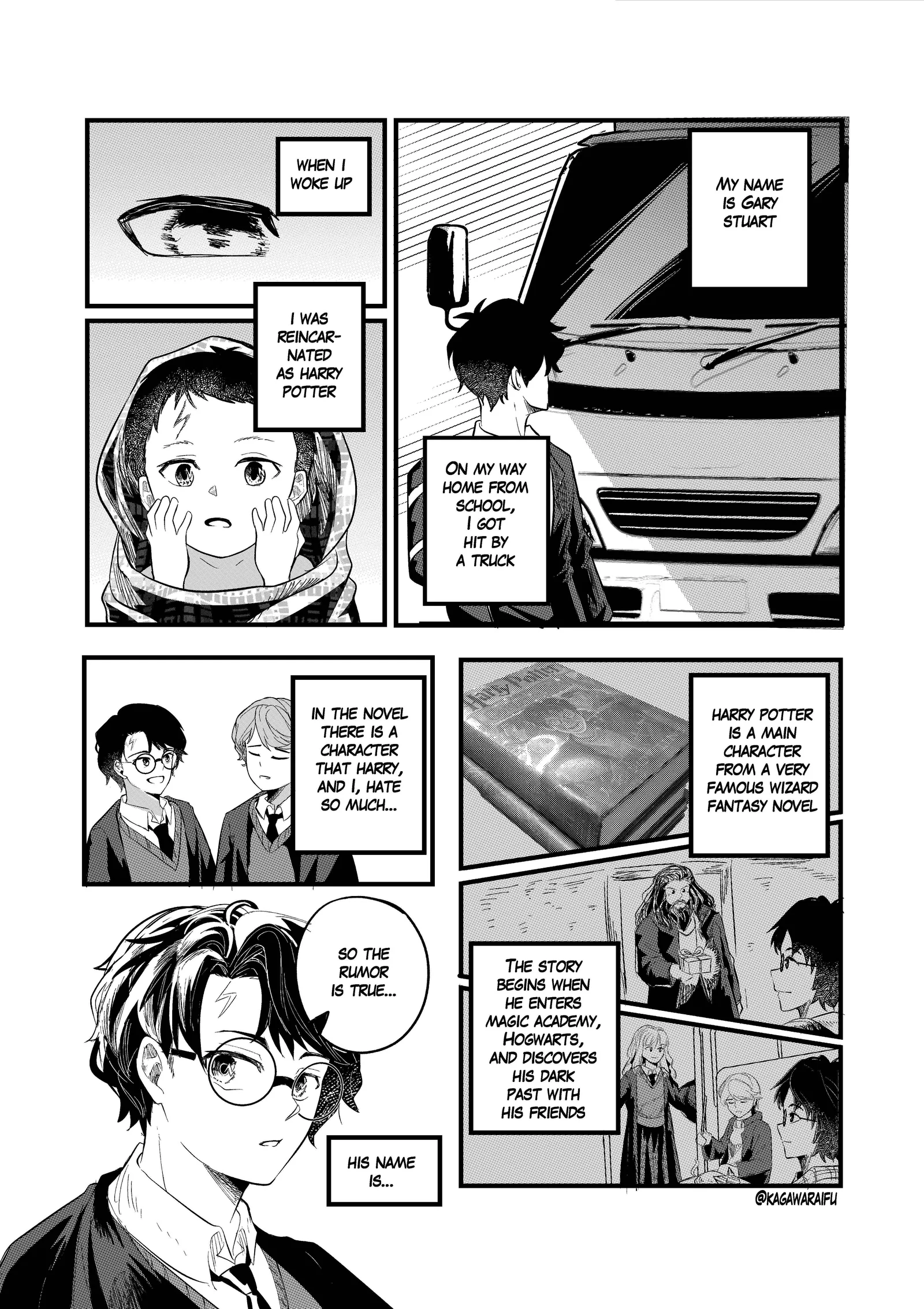 Isekai Harry Potter Chapter 1 page 1