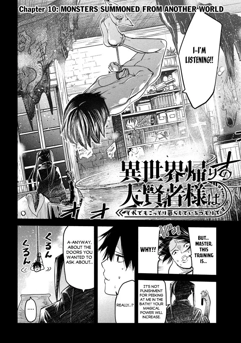 Isekai Kaeri no Daikenja-sama wa Sore Demo Kossori Kurashite Iru Tsumori desu Chapter 10 page 2