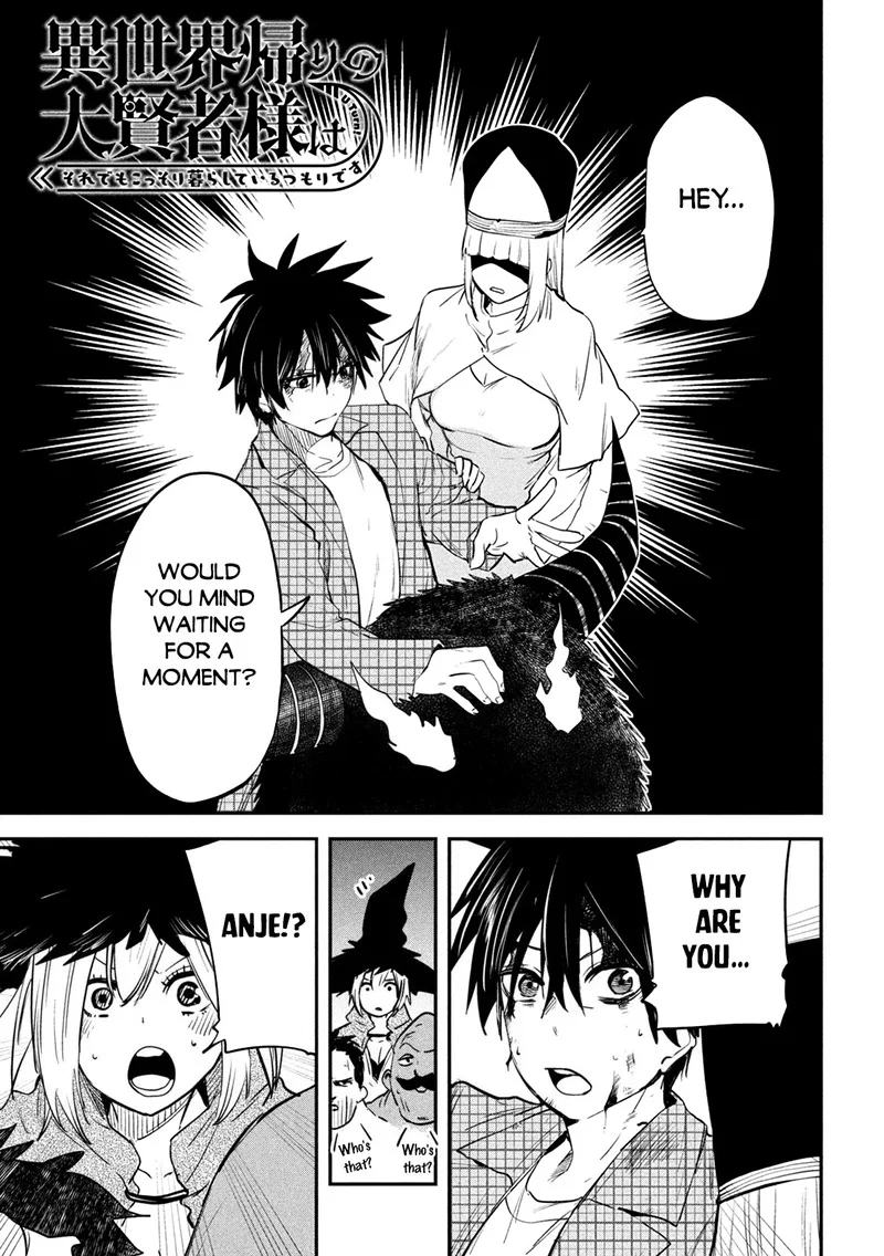 Isekai Kaeri no Daikenja-sama wa Sore Demo Kossori Kurashite Iru Tsumori desu Chapter 26 page 1