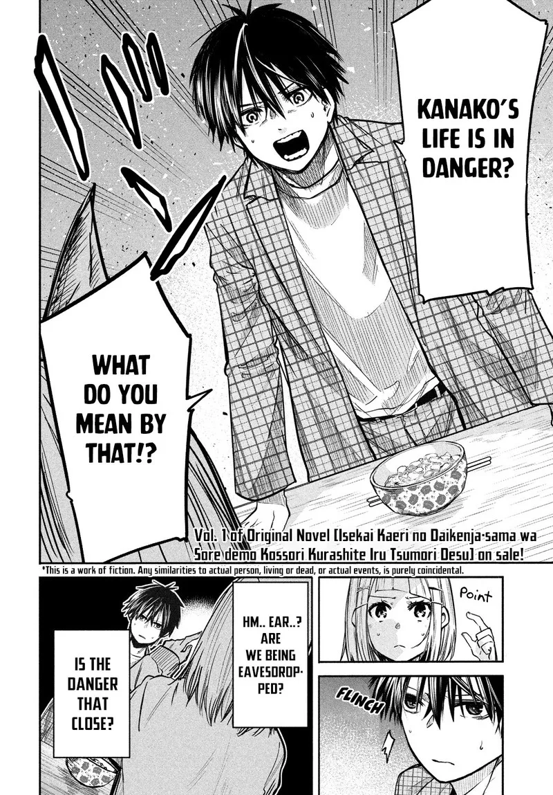 Isekai Kaeri no Daikenja-sama wa Sore Demo Kossori Kurashite Iru Tsumori desu Chapter 3 page 2