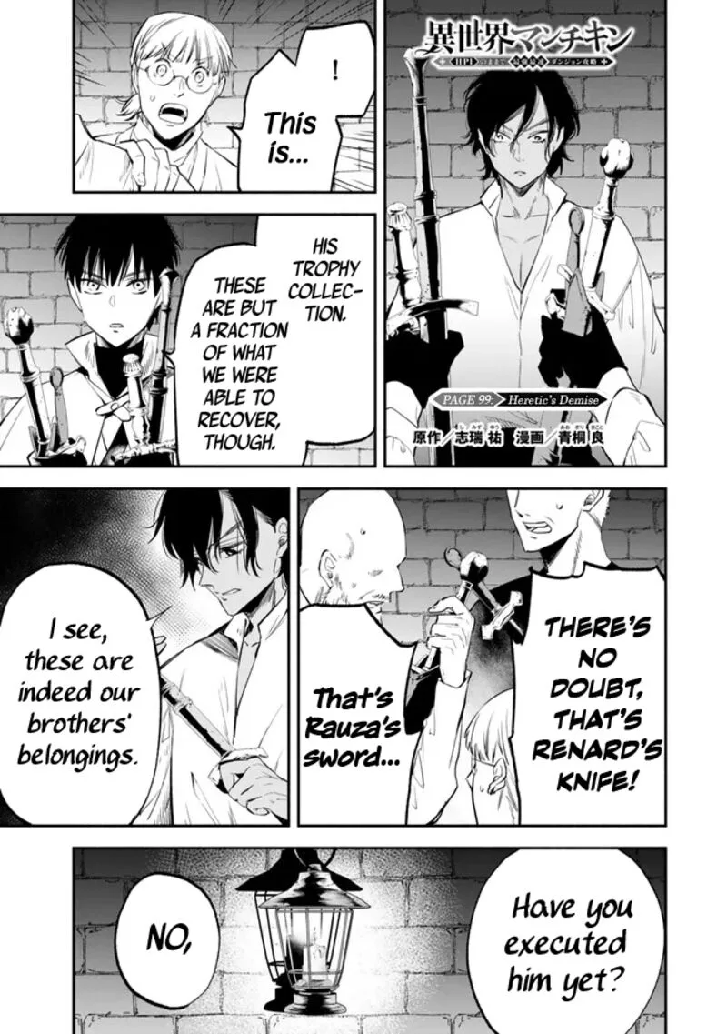 Isekai Man Chikin -HP 1 no Mama de Saikyou Saisoku Danjon Kouryaku- Chapter 99 page 1