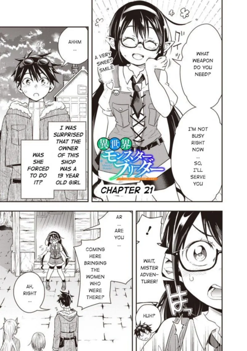 Isekai Monster Breeder Chapter 21 page 1
