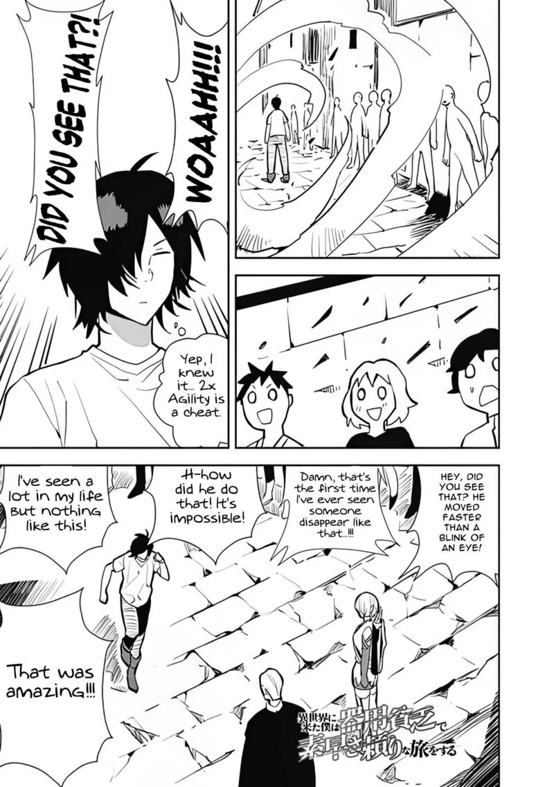 Isekai ni Kita Boku wa Kiyoubinbou de Subayasa Tayori na Tabi o Suru Chapter 20 page 2
