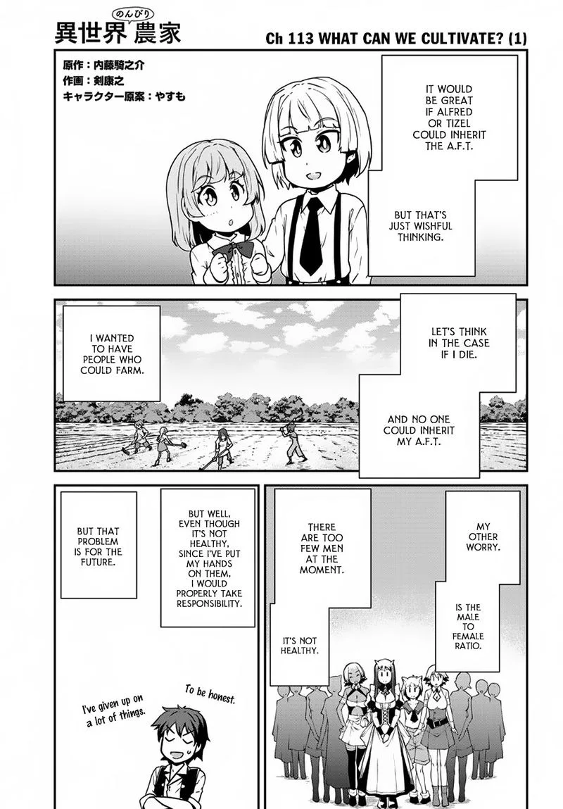 Isekai Nonbiri Nouka Chapter 113 page 1